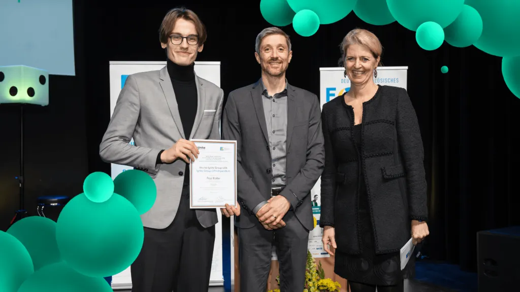 Ignite Group vergibt Stipendium an Deutsch-Franz&ouml;sichen-Hochschulen Student